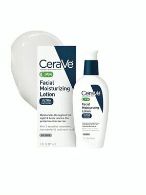 CeraVe PM Facial Moisturizing Lotion Utral Lightweight Oil Free 3 oz